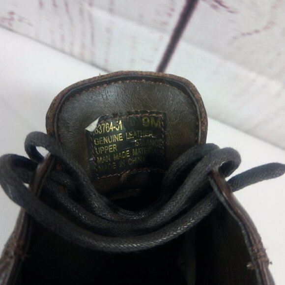 Nunn Bush Brown Leather Oxford Lace Up Dress Shoes - Picture 14 of 14